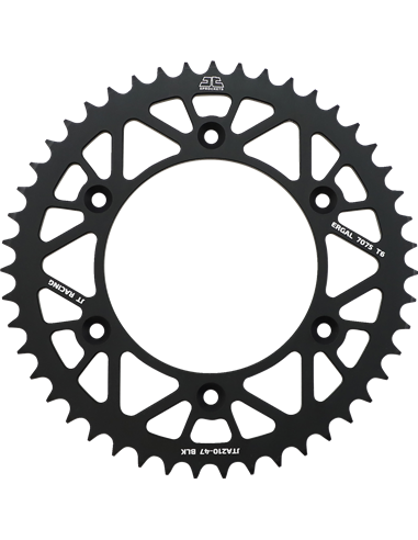 Rear sprocket JTA210.47BLK RL 47T HON BLK