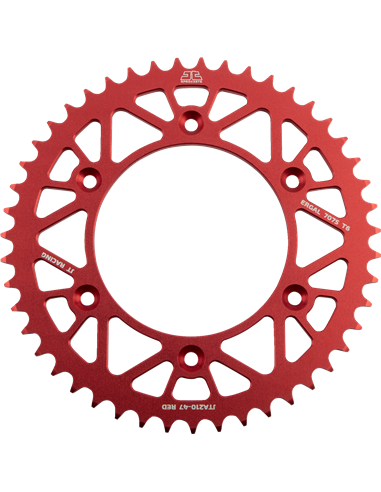 Rear sprocket JTA210.47RED RL 47T HON RED