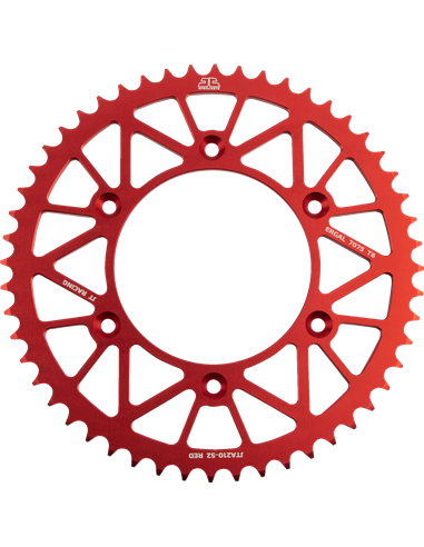 Rear sprocket JTA210.52RED RL 52T HON RED