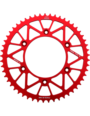 Rear sprocket JTA210.53RED RL 53T HON RED