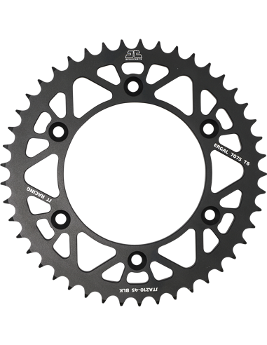 Rear sprocket JTA210.45BLK RL 45T HON BLK