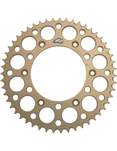 Rear Aluminum Sprocket RENTHAL 154U-520-51GRHA