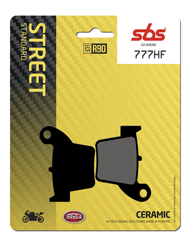 HF Street Ceramic Organic Brake Pads SBS 777HF