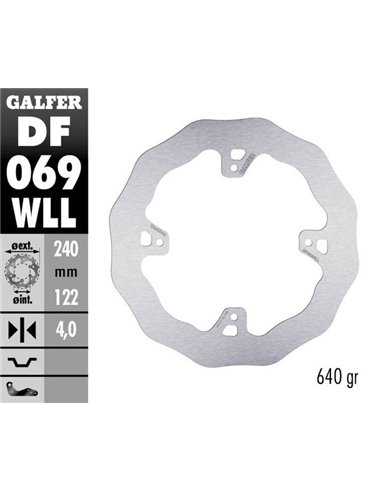 Wave® Brake Rotor GALFER DF069WLL