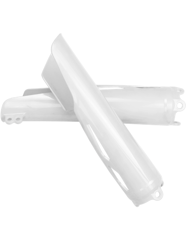 Protector de horquilla UFO-Plast blanco Honda CR250-450R-RX