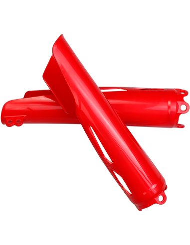 Protector de horquilla UFO-Plast rojo Honda CR250-450R-RX