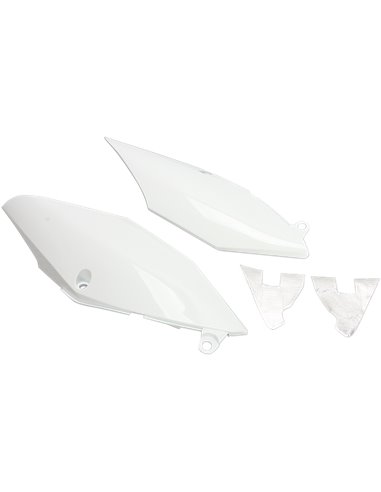 Rear side covers UFO-Plast Honda white HO04684-041