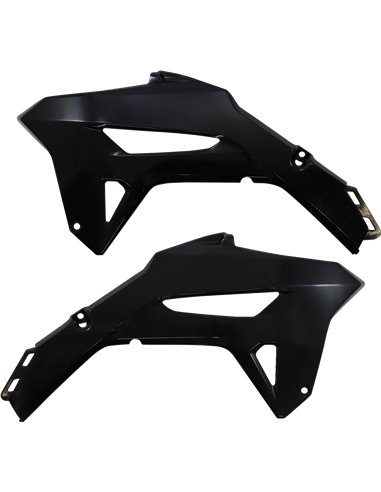 Radiator covers Crf 450 black Ho05605001 UFO-Plast