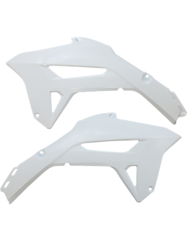 Radiator covers Crf 450 white Ho05605041 UFO-Plast