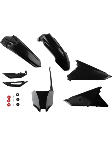 Kit de plásticos Honda Crf450R 21 Negro UFO-Plast Hokit125001