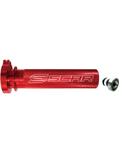 Tige de gaz SCAR en aluminium + roulement rouge Honda