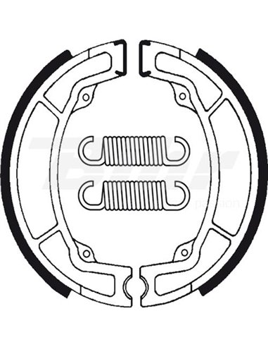 Tecnium BA049 brake shoes Position: Rear