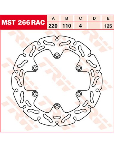 Discos de freno RAC TRW MST266RAC