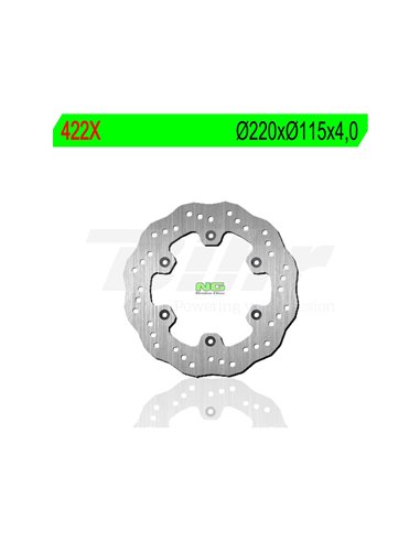 NG wave brake disc 422X Ø220 x Ø115 x 4