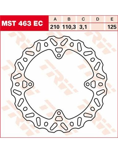 Discos de freno EC TRW MST463EC