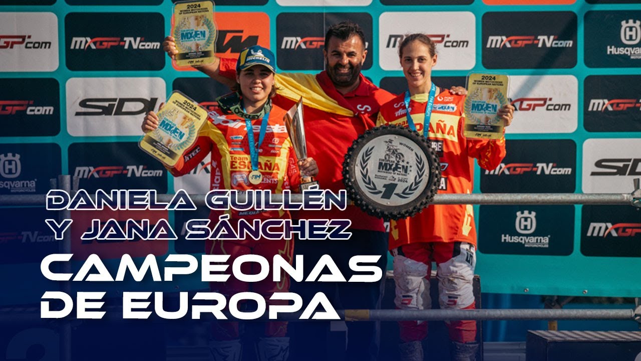 Daniela Guillén y Jana Sánchez, campeonas de Europa