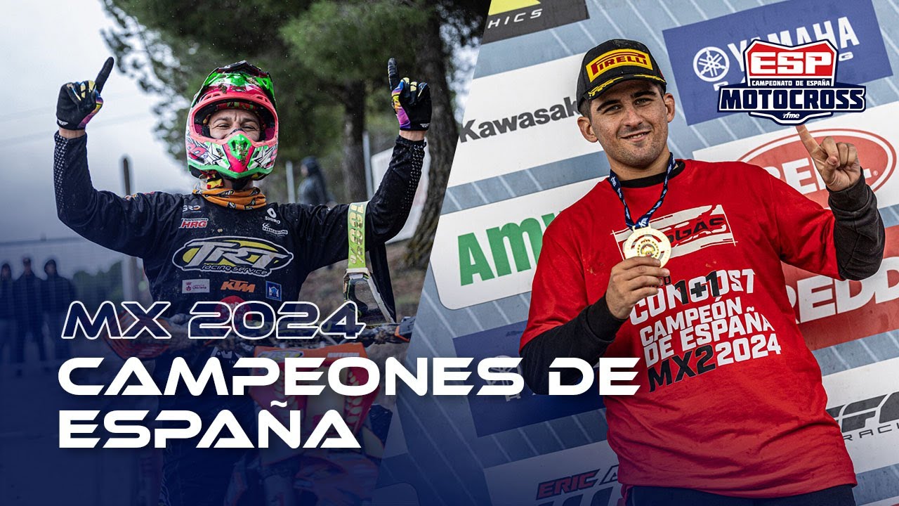 Butron y Congost, campeones de españa de motocross 2024